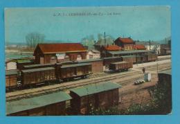 CPA - Chemin De Fer Train En Gare De LUMBRES 62 - Lumbres