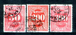 Brasile-160 - 1890 - SegnatasseY&T  N. 3, 5, 6 (o) Used - Privi Di Difetti Occulti - - Postage Due