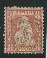 SUISSE; Obl., N°38, B/TB - Used Stamps