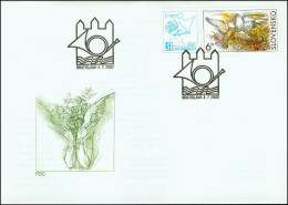 Slovakia 2002, FDC Cover Doves Congratulations Mi.# 430, Ref.bbzg - FDC