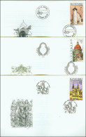 Slovakia 2002, FDC Covers Architecture Churches Mi.# 437-439, Ref.bbzg - FDC