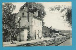 CPA - Chemin De Fer La Gare De LIGUGE 86 - Andere & Zonder Classificatie