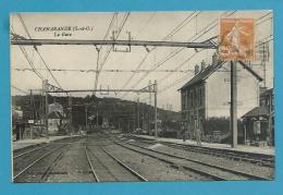 CPA - Chemin De Fer La Gare De CHAMARANDE 91 - Sonstige & Ohne Zuordnung