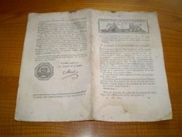 Loi An IX:Mine De Houille St Ghislain,Trans,Ourthe.Avancement Dans La Marine.Bourses De Commerce,police Des Bourses ... - Décrets & Lois