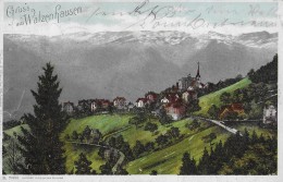 GRUSS AUS WALZENHAUSEN → Schöne Litho-Karte Anno 1901 - Walzenhausen