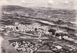 CPSM Dentelée (66)  MILLAS Vue Panoramique Aérienne. Au Fond, Le Canigou - Millas