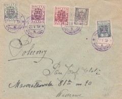 POLOGNE  LETTRE 1919  PAS DE CACHET D'ARRIVEE  1929 - Lettres & Documents