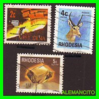 GRAN BRETAÑA  ( DHODESIA ) 3 SELLOS AÑO 1979 - Rodesia Del Norte (...-1963)