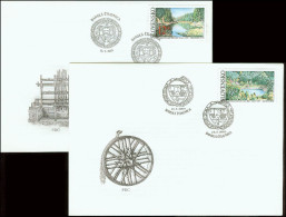 Slovakia 2003, FDC Covers Technical Monuments Reservoirs Mi.# 463-464, Ref.bbzg - FDC