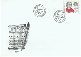 Slovakia 2003, FDC Cover Jan Baltazar Magin Priest Historian Mi.# 467, Ref.bbzg - FDC