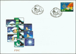 Slovakia 2004, FDC Cover Animation Grandfather Vecernicek Mi.# 486, Ref.bbzg - FDC