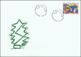 Slovakia 2004, FDC Cover Christmas Mi.# 496, Ref.bbzg - FDC