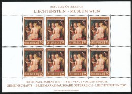 Österreich Mi.Nr. 2519  Kleinbogen Rubens Akt, Venus Vor Dem Spiegel  -used - Rubens