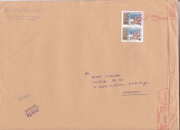 COVER  2  STAMPS  2009  TURKEY TO GERMANY. - Covers & Documents