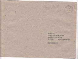 COVER 1986  TURKEY TO GERMANY. - Lettres & Documents