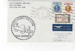 LETTRE - SUBMARINE - U.S.S. HADDO SSN 604 -  05/12/1964 - Sous-marins