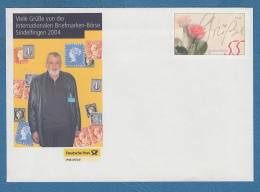 212202 / 2003 - 55 C. -  INTERNATIONALEN BRIEFMARKEN BÖRSE SINDELFINGEN 2004 , BOCHKO LACHEV - BULGARIA , Germany Entier - Buste Private - Nuovi