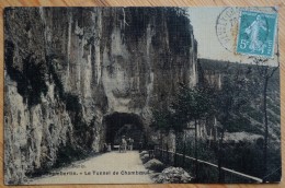 21 : Gevrey-Chambertin - Le Tunnel De Chamboeuf - Animée : Petite Animation - Attelage - Colorisée & Tramée - (n°6346) - Gevrey Chambertin