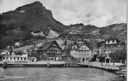 GERSAU → Autofähre TELLSPRUNG Beim Haus Zur Gerbe & Gasthof Krone 1952 - Gersau