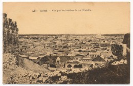 CPA - SYRIE - HOMS - Vue Par Les Brèches De Sa Citadelle - Syrië