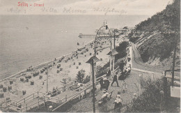 AK Ostseebad Sellin Strand Seebrücke Treppe Aussicht Insel Rügen Bei Baabe Göhren Lancken Granitz Binz Zirkow Putbus - Sellin