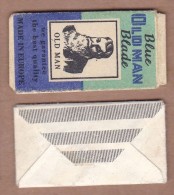 AC - BLUE OLD MAN SHAVING RAZOR BLADE IN WRAPPER - Scheermesjes