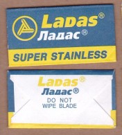 AC - LADAS SUPER STAINLESS SHAVING RAZOR BLADE IN WRAPPER - Razor Blades