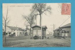 CPA 1 - Chemin De Fer Train - Station Du Tramway ANTONY 92 - Antony