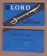 AC - LORD SUPER STAINLESS BLADES SHAVING RAZOR BLADE IN WRAPPER - Hojas De Afeitar