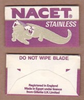 AC - NACET STAINLESS BLADES SHAVING RAZOR BLADE IN WRAPPER - Hojas De Afeitar