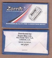 AC - ZORRIK SUPER PLATINUM BLADES SHAVING RAZOR BLADE IN WRAPPER - Scheermesjes