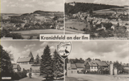 Kranichfeld - S/w Mehrbildkarte 1 - Kranichfeld