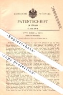 Original Patent - Otto Kolde In Zeitz , 1901 , Antrieb Von Flachsichtern !!! - Zeitz
