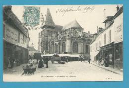 CPA 13 - Métier Marchands Ambulants Le Marché Derrière L'Eglise HOUDAN 78 - Houdan