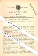 Original Patent - Gebrüder In Reichenbrand B. Chemnitz , 1888 , Maschine Zum Beschneiden Von Platinen !!! - Chemnitz