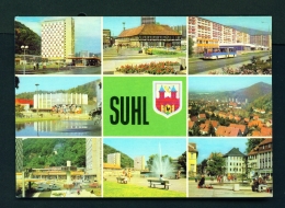 GERMANY  -  Suhl  Multi View  Unused Postcard - Suhl