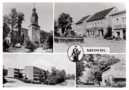 Kreischa - S/w Mehrbildkarte 1 - Kreischa