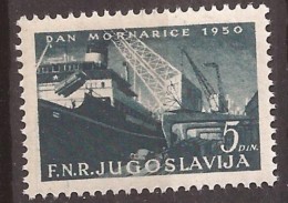 1950  624   SCHIFF  JUGOSLAVIJA JUGOSLAWIEN  HANDELSSCHIFF  MNH - Sonstige (See)