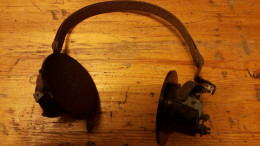 Headphone Bakelite, Probably WWII, For Parts Or Restoration, No Mark - Radios