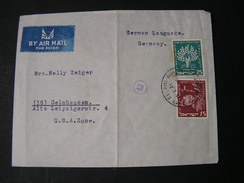 Israel Cv. 1951 In Die US Zone - Lettres & Documents