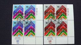 UNO-New York 464/5 Yv 432/3 Sc 441/2 Oo/FDC.cancelled EVB ´D´, Internationales Jahr Der Jugend - Used Stamps