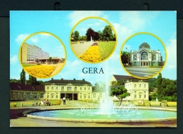 GERMANY  -  Gera  Multi View  Unused Postcard - Gera