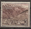 Andorra U 066 (o) Usado. Foto Estandar. 1963 - Gebraucht