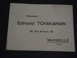 TURQUIE - Env Pour Marseille - France - 1925 / 1929 - Détaillons Collection - A Voir - Lot N° 16625 - Covers & Documents