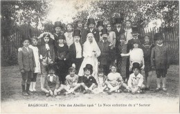 BAGNOLET (93) Fete Des Abeilles 1926 Noce Enfantine Belle Animation - Bagnolet