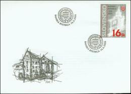 Slovakia 2005, FDC Cover Banska Bystrica-750th Town Anniversary Mi.# 505, Ref.bbzg - FDC