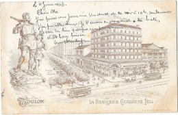 TOULON (83) Carte Illustrée Brasserie Guillaume Tell - Toulon