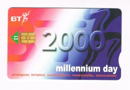 GRAN BRETAGNA (UNITED KINGDOM) - BT CHIP -  MILLENNIUM DAY: CALL CENTERS (TIR. 8800) -  USED - RIF.9087 - BT Werbezwecke