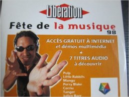 CD 7 Titres : Pulp/Little Rabbits/Mangu/Perry Blake/Cornu/Tanger/Julien Baer. Libération Fête De La Musique 1998 - Other & Unclassified