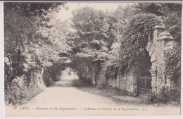 SARK (SERCQ) : AVENUE ET ENTREE DE LA SEIGNEURIE - 2 SCANS - - Sark